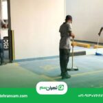 سمپاشی پارکینگ در تهران